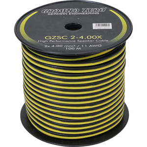 Ground Zero-GZSC 2-4,00X-2x4mm² Cable de altavoz-Masori.de