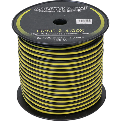 Ground Zero-GZSC 2-4,00X-2x4mm² Cable de altavoz-Masori.de