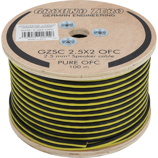 Ground Zero-GZSC 2,5X2 OFC-2x2,5mm² Cables de altavoz-Masori.de