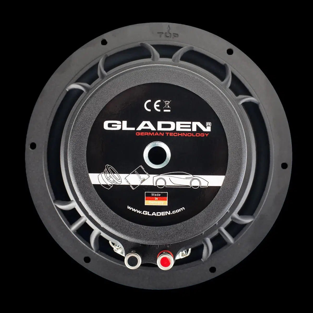 Gladen-PRO165 - Transductor de graves y medios de 6,5" (16,5 cm) - Masori.de