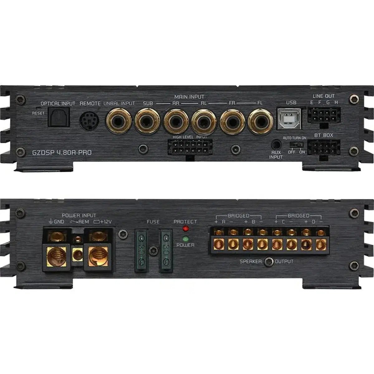 Ground Zero-GZDSP 4.80A-PRO-Amplificador DSP de 4 canales-Masori.de