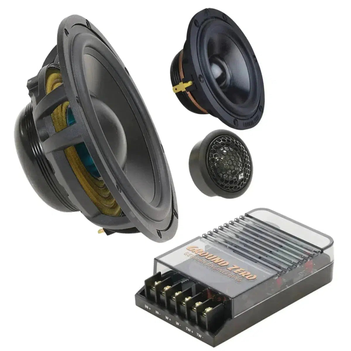 Juego de altavoces Ground Zero-Uranium GZUC 165.3SQ-6.5" (16,5cm)-Masori.de