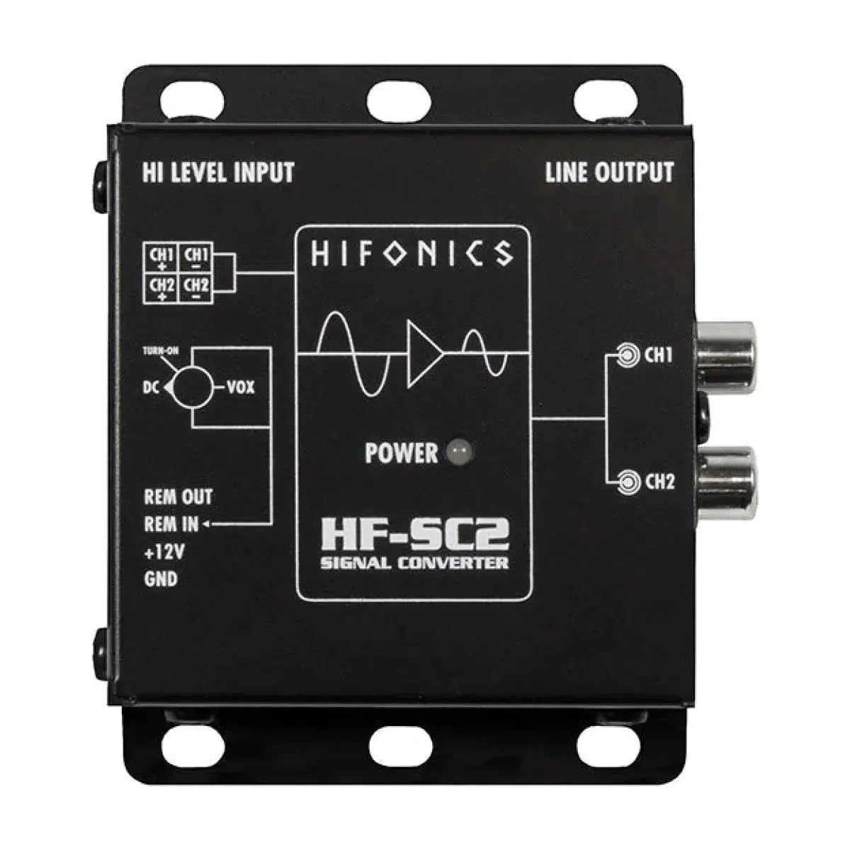 Hifonics-HF-SC2-Adaptador de alta-baja-Masori.de