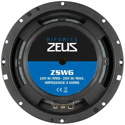 Hifonics-Zeus ZSW-6-Controlador de graves-medios de 6,5" (16,5cm)-Masori.de