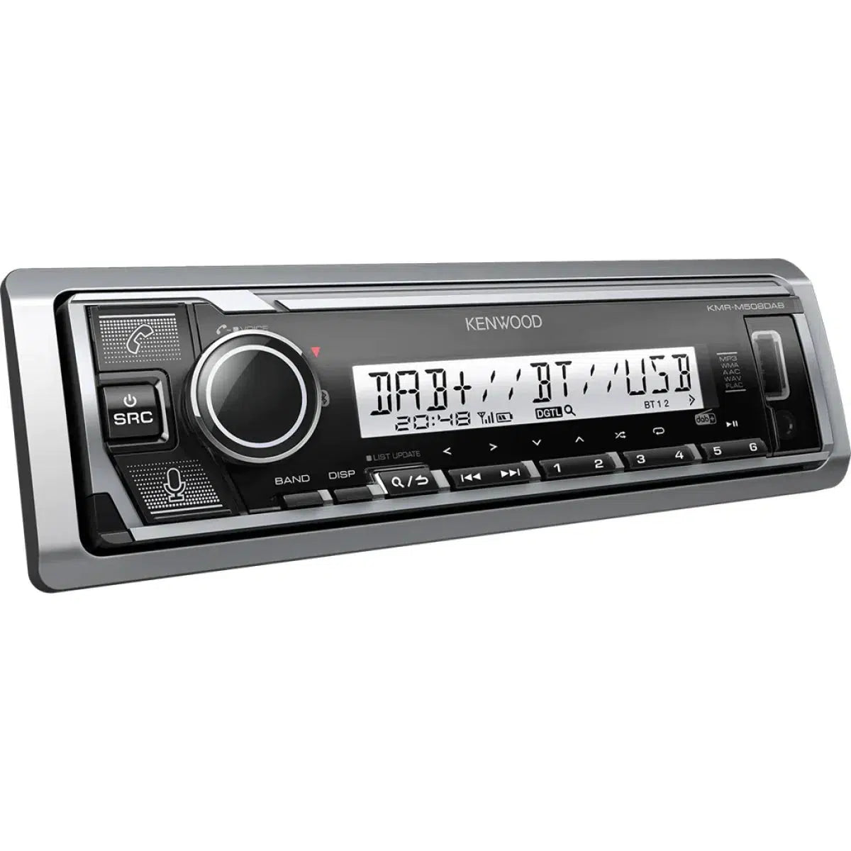 Kenwood-KMR-M508DAB-1-DIN Radio para coche-Masori.de