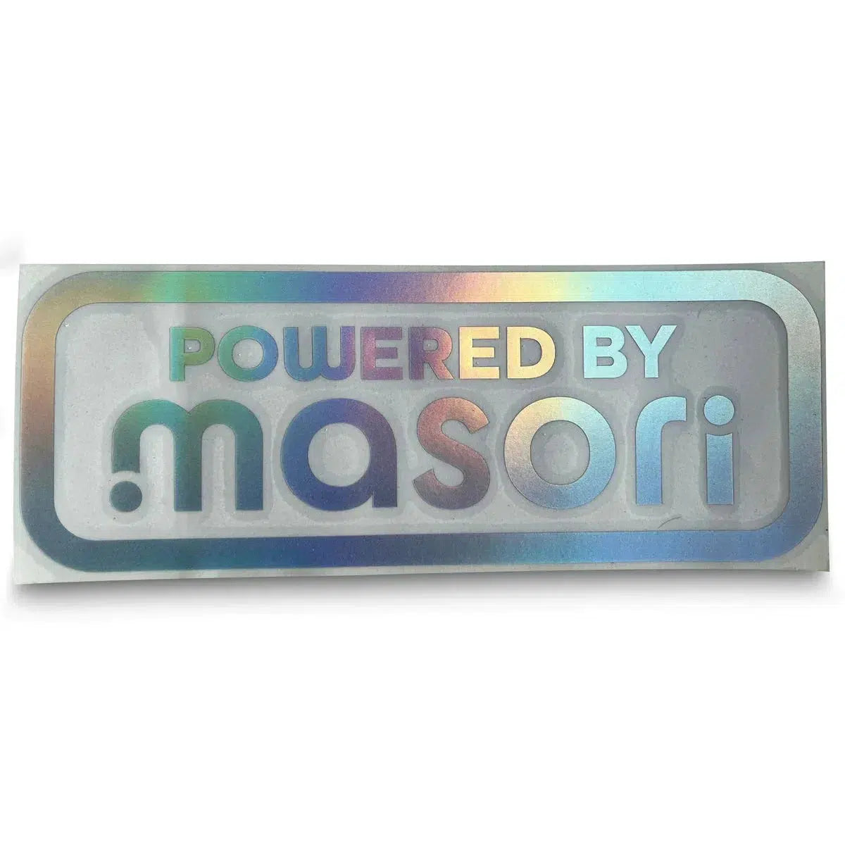 Masori-POWERED BY MASORI Pegatina Holograma-Sticker-Masori.de