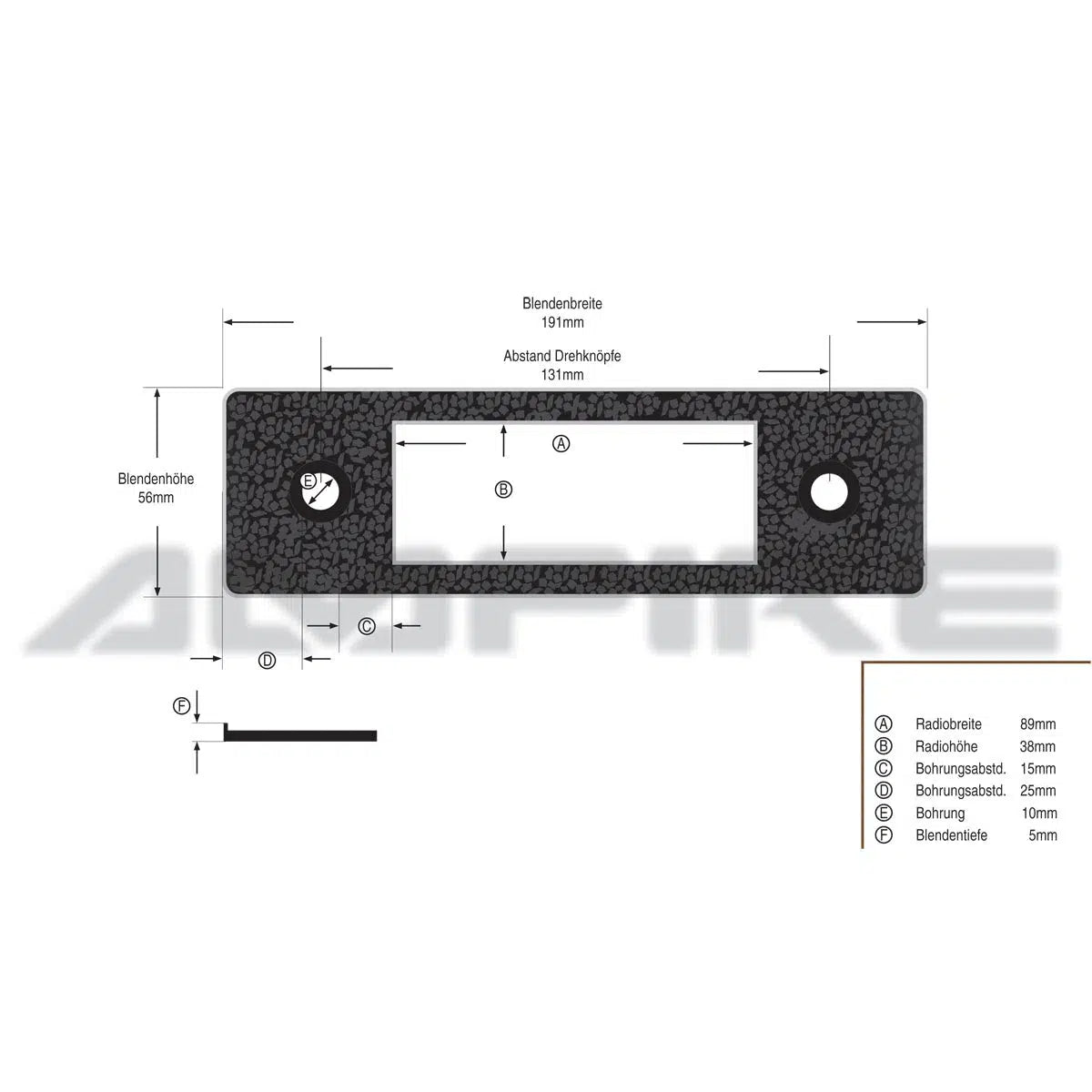 Retrosound-RSD-Trim-1DAB-1-DIN Radio para coche-Masori.de