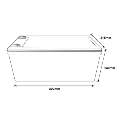 Ultimatron-UBL-12-300-PRO 300 Ah - LiFePO4-Litio - LiFePO4-Masori.de