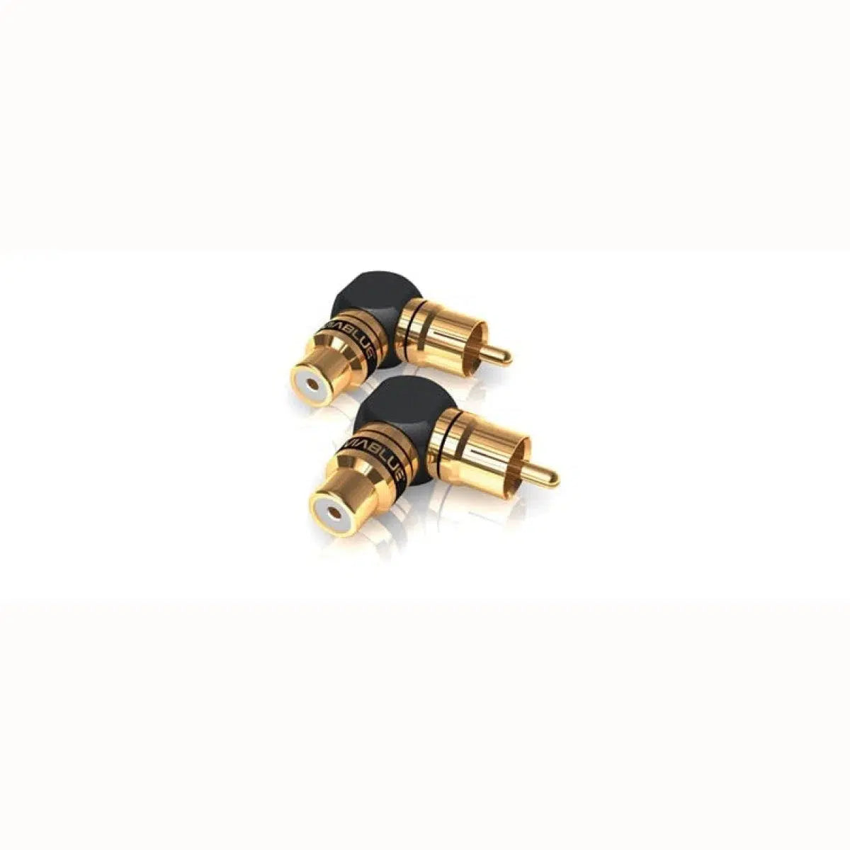 Viablue-XS Conector RCA en S de 90 grados-Masori.de