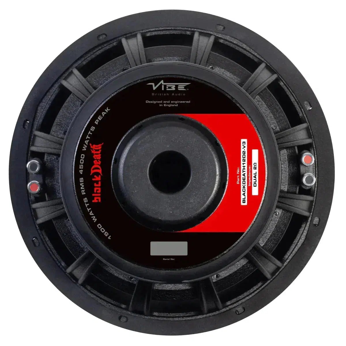 Vibe Audio-Subwoofer Blackdeath 12v3-12" (30cm)-Masori.de