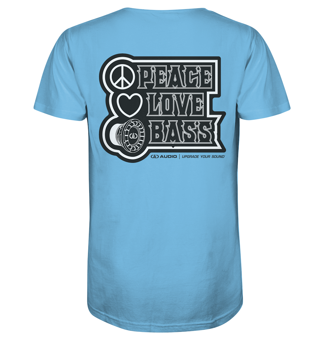 DD Audio-Peace love bass Shirt-T-Shirt-Masori.de