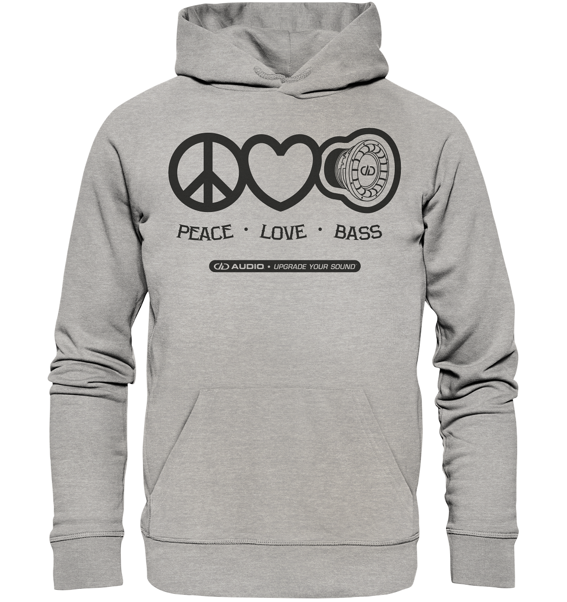 DD Audio-Peace love bass Hoodie-Hoodie-Masori.de