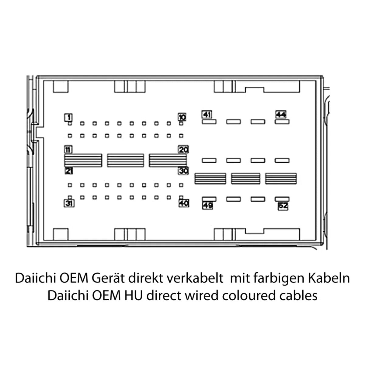 ACV-LFB Citroën/Fiat/Opel/Peugeot ISO/Mini ISO analogique-télécommande au volant-Masori.de