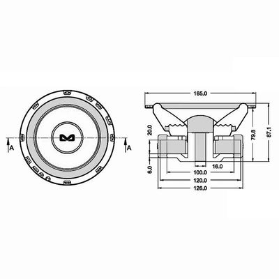 Ampire-BOLD6-6.5" (16,5cm) Subwoofer-Masori.fr