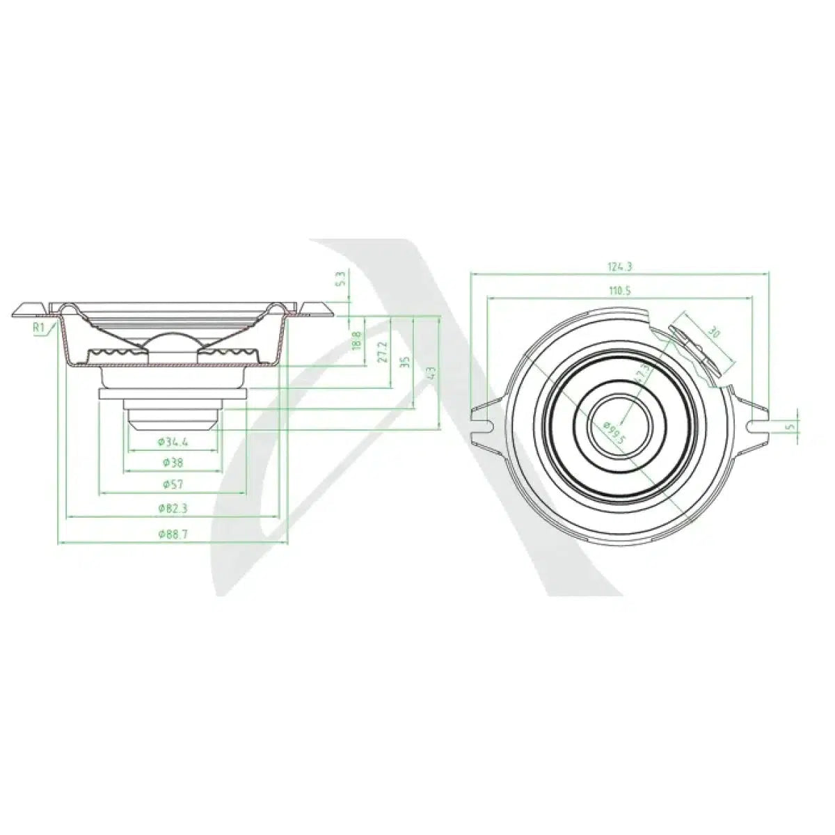 Andrian Audio-A-100 Neo S1-4" (10cm) Médiums-Masori.fr