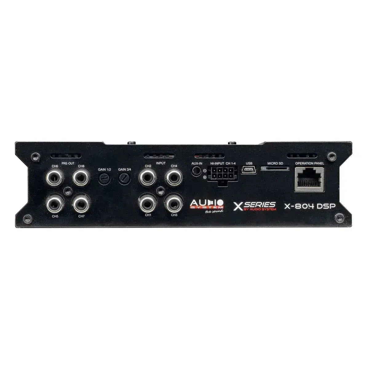 Système audio-X-80.4 DSP-4 canaux Amplificateur DSP-Masori.fr