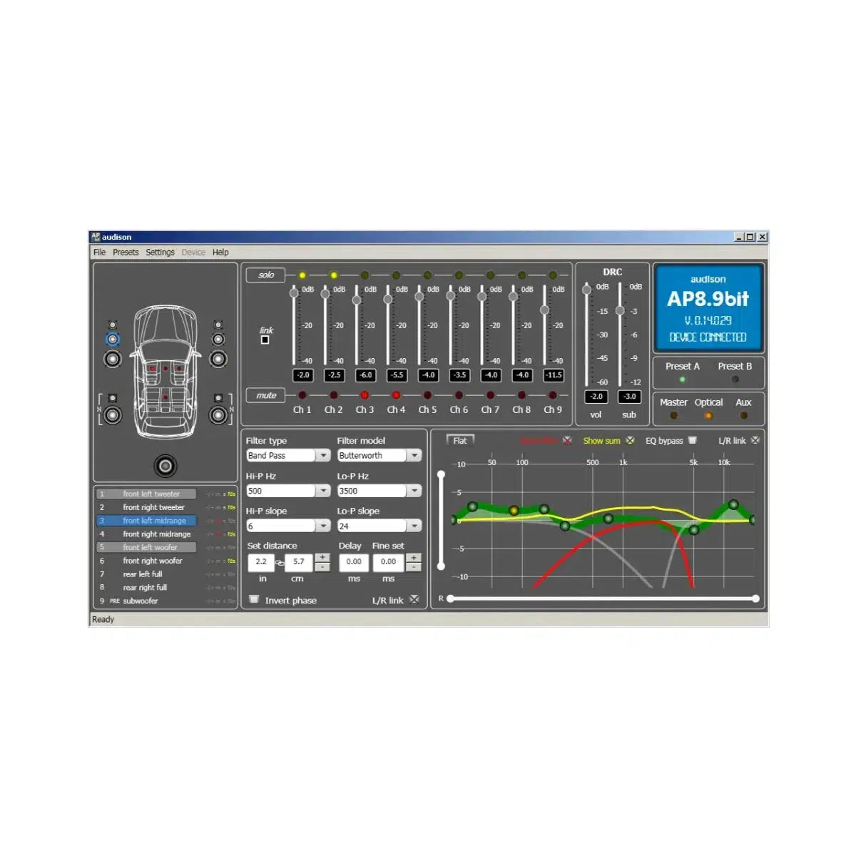 Audison-Prima AP8.9 bit-8-canal DSP-Amplificateur-Masori.fr