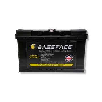 Bassface-BTR100.1 - 100Ah AGM (B-Ware)-AGM Batterie-Masori.fr