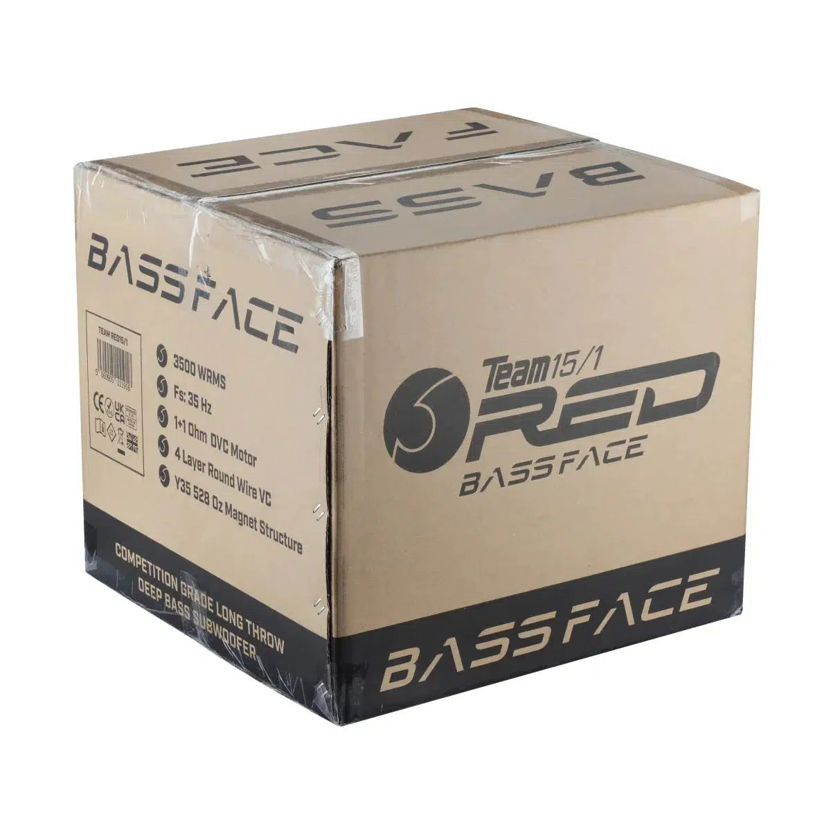 Bassface-Team RED 15-15" (38cm) Subwoofer-Masori.fr