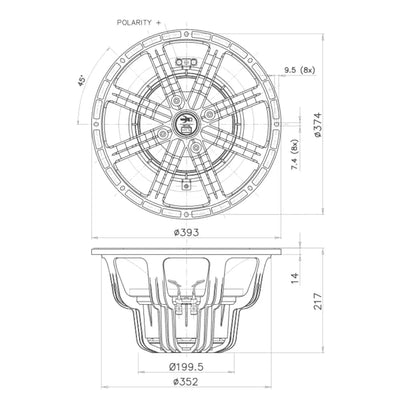 FaitalPro-15XL1400-15" (38cm) Subwoofer-Masori.fr