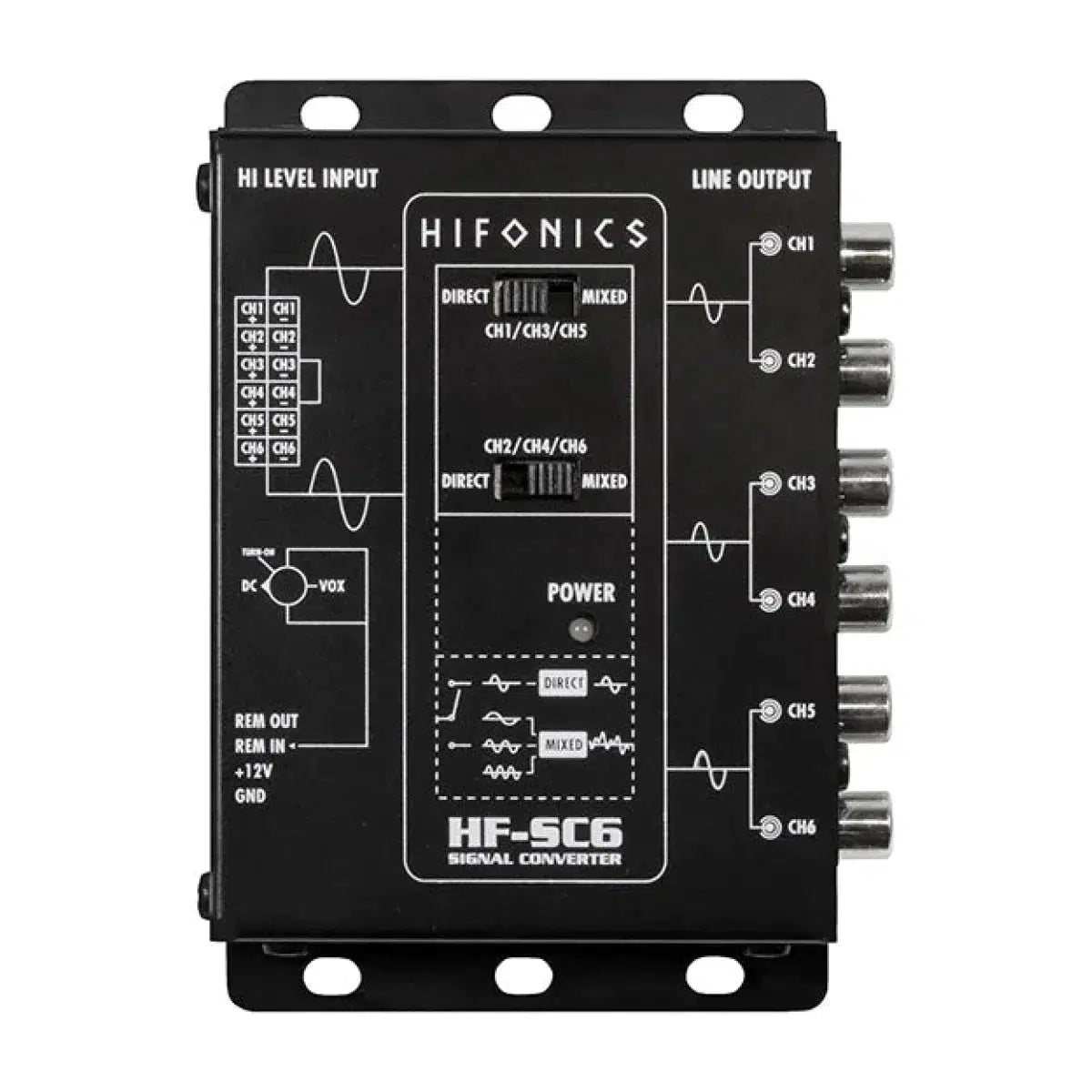 Hifonics-HF-SC6-High-Low Adapter-Masori.fr