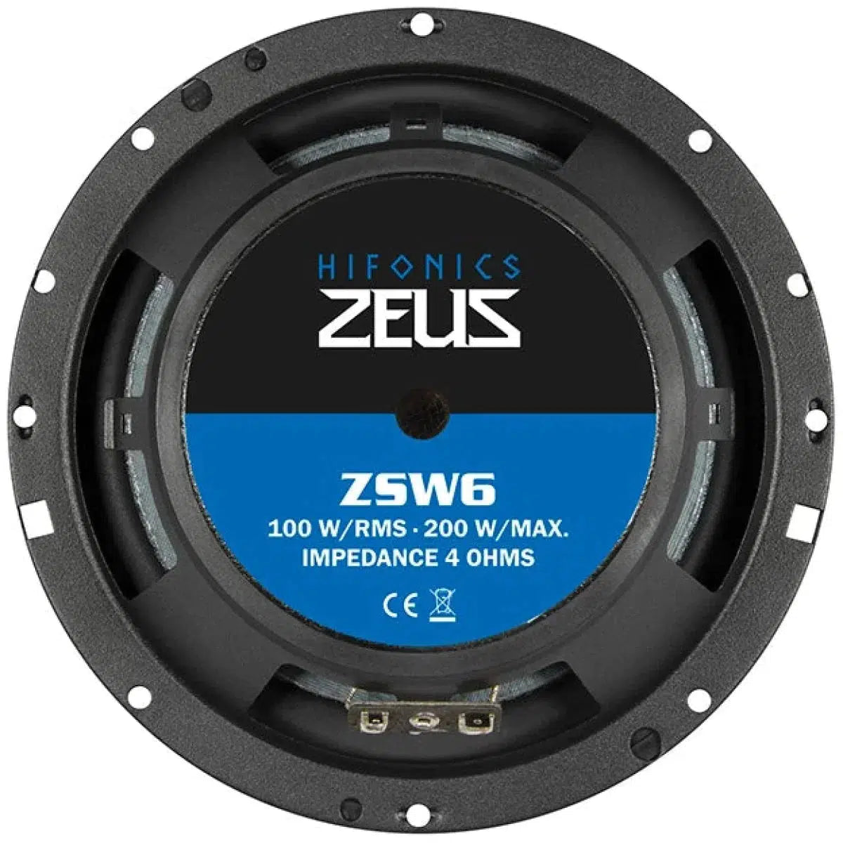 Hifonics-Zeus ZSW-6-6.5" (16,5cm) haut-parleur de grave-médium-Masori.fr
