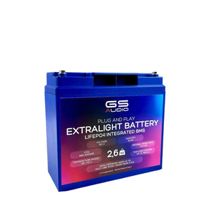 GS Audio-LifePo4 13,2V Extra light 20Ah M5 - LiFePO4-Lithium - LiFePO4-Masori.fr