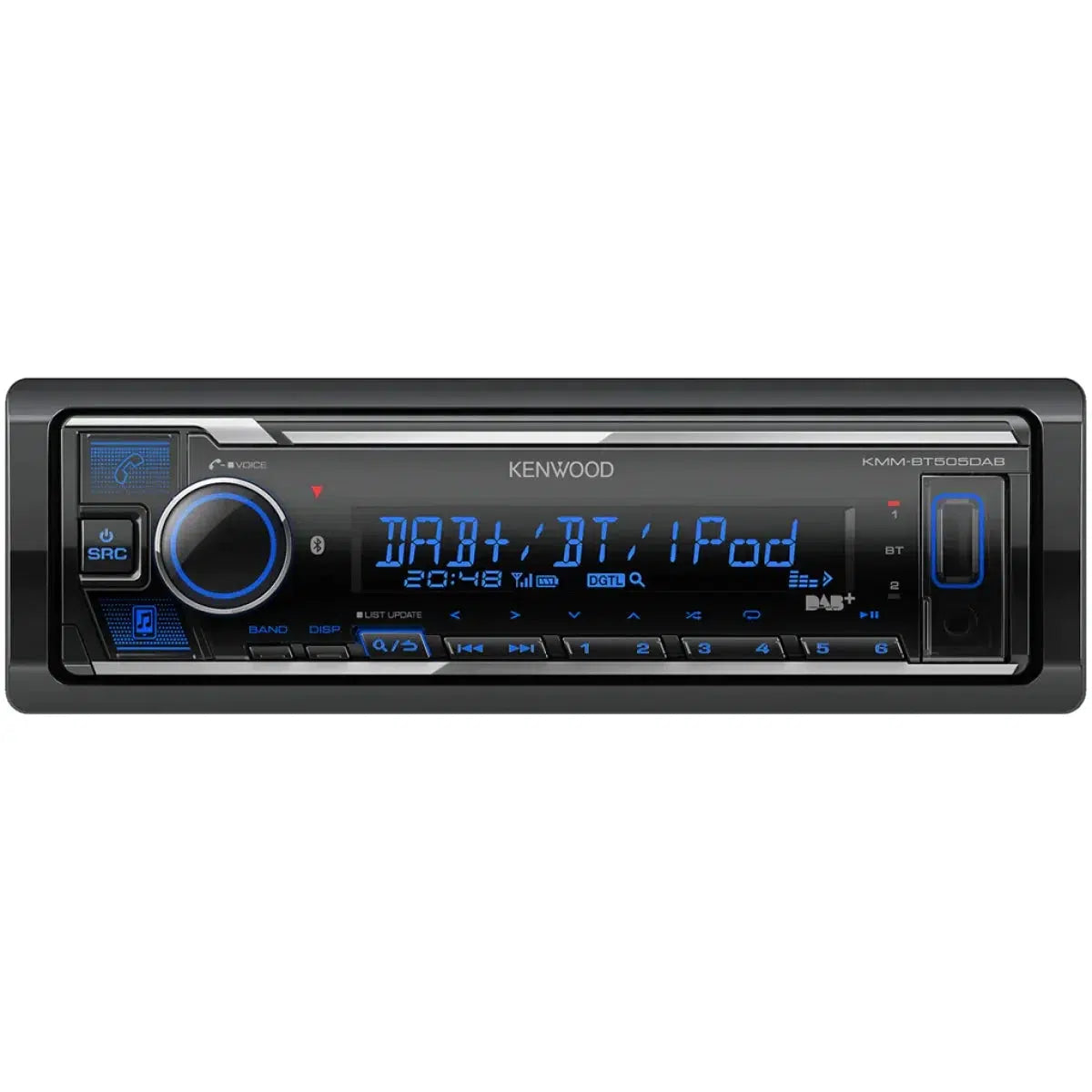 Kenwood-KMMBT508DAB-1-DIN Autoradio-Masori.fr