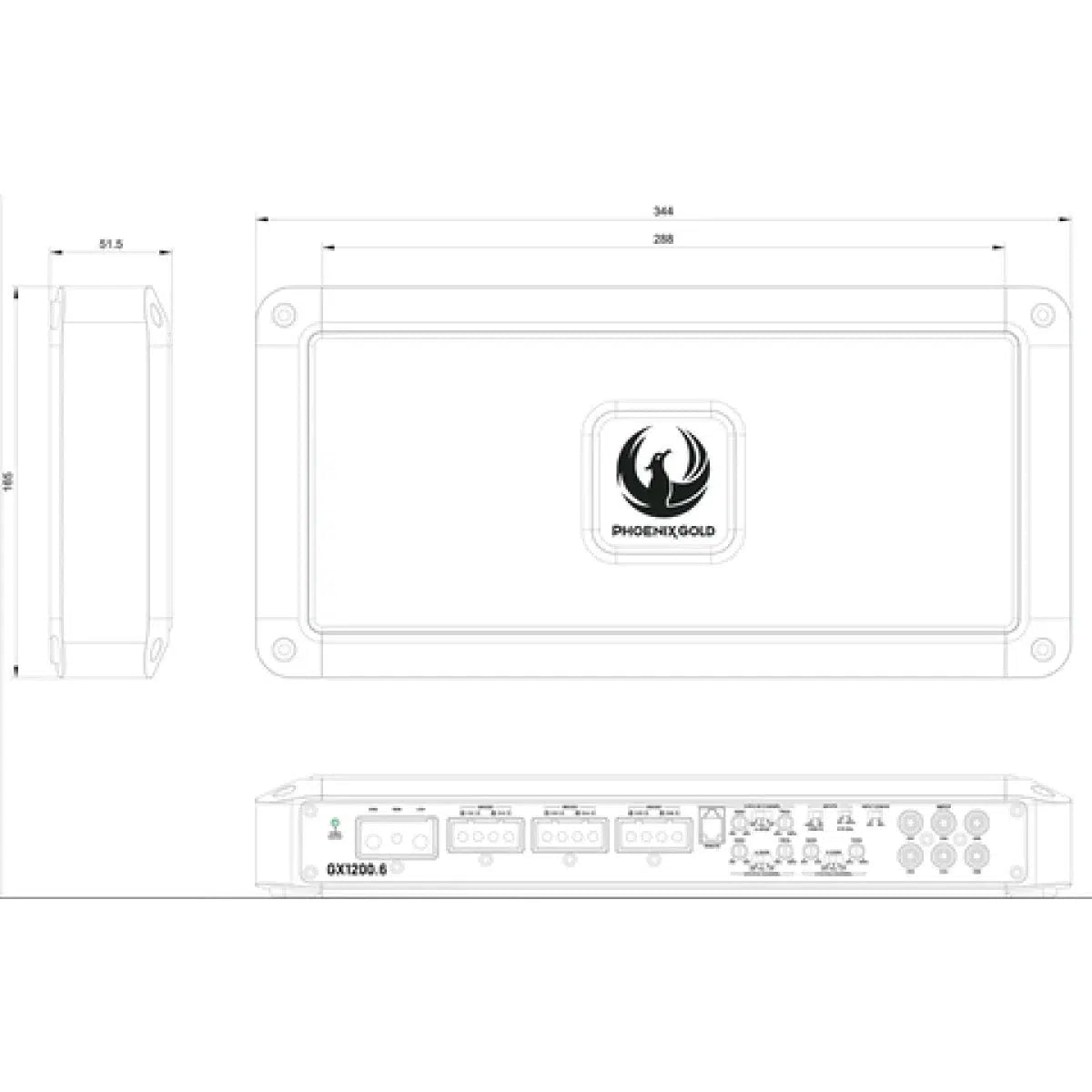 Phoenix Gold-GX1200.6-6-canaux Amplificateur-Masori.fr