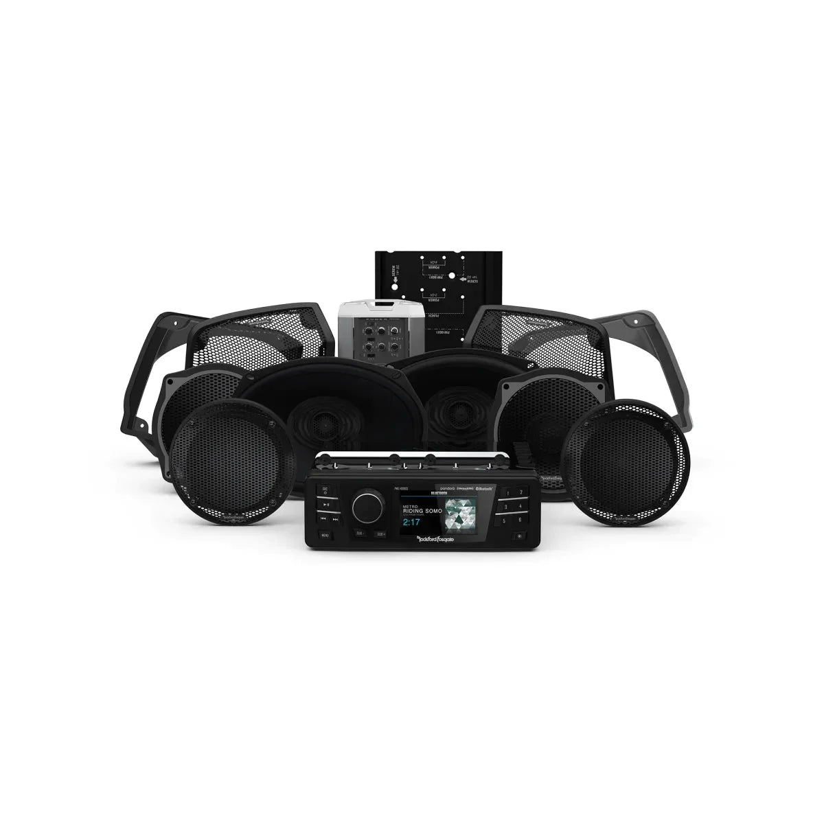 Rockford Fosgate-HD9813SGU-STAGE3-Harley-Davidson Kit complet moto-Masori.fr