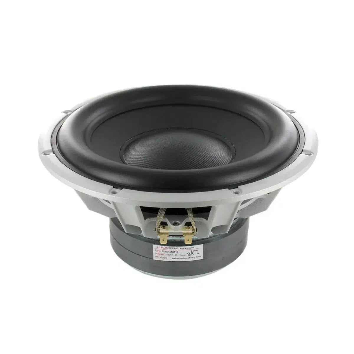 Scanspeak Automotive-Silver 26W/4558T06-10" (25cm) Subwoofer-Masori.fr