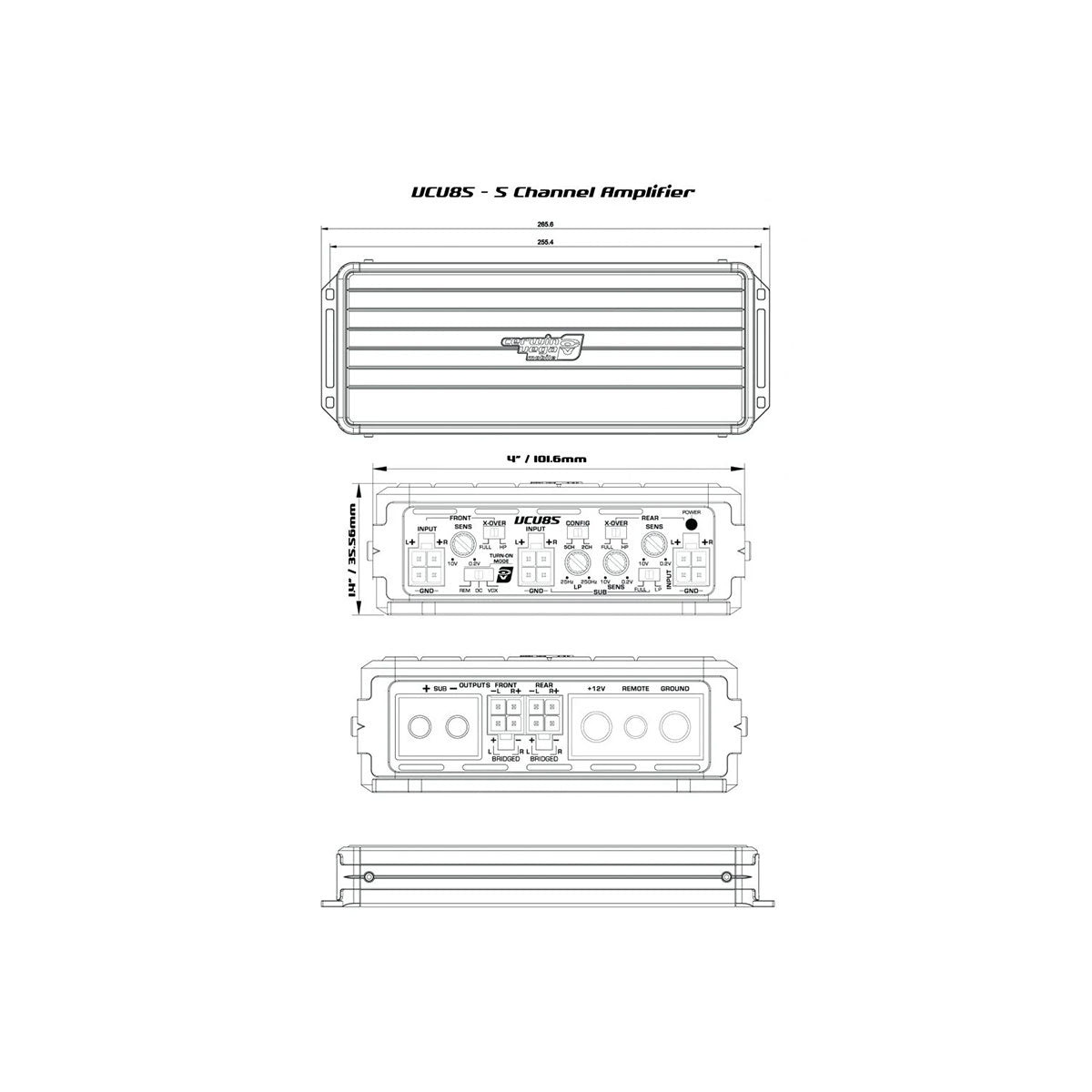 Cerwin Vega-VEGA VCU85-5-canal Amplificateur-Masori.fr