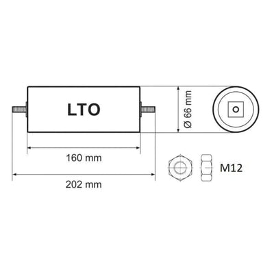 Yinlong-66160K 2,3V - 45Ah LTO A-Grade Lithium - LTO-Masori.fr