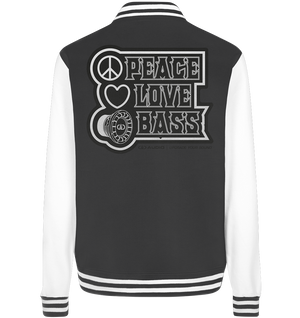 DD Audio-Peace love bass College Jacket-Jacken/ Zipper-Masori.de