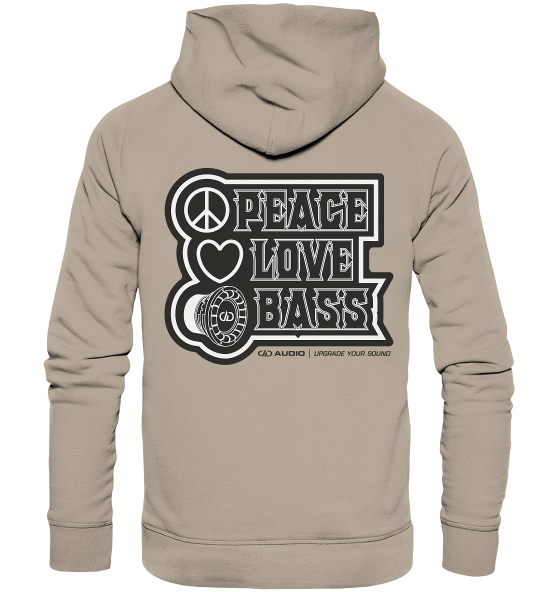 DD Audio-Peace love bass Hoodie-Hoodie-Masori.de