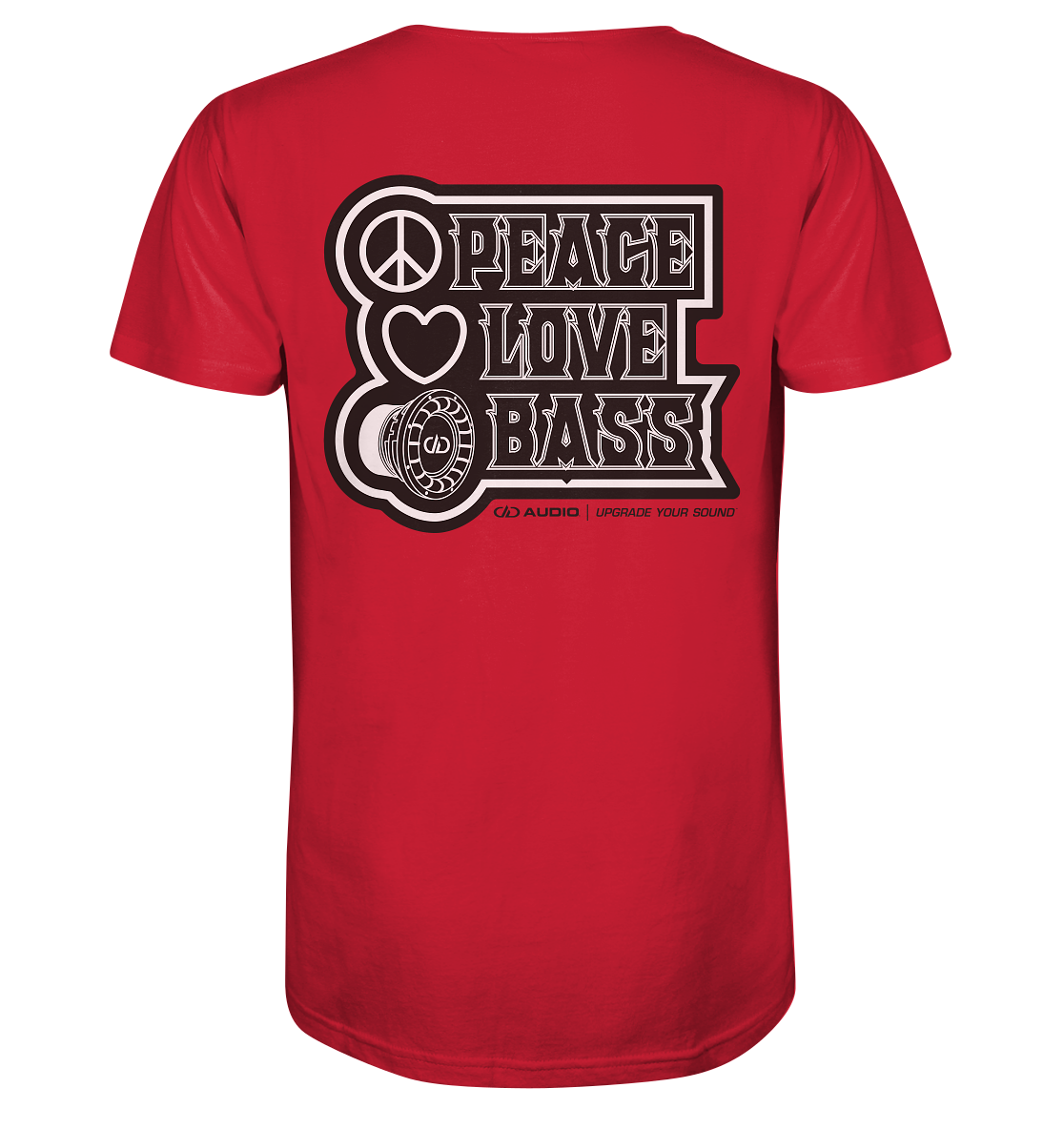 DD Audio-Peace love bass Shirt-T-Shirt-Masori.de