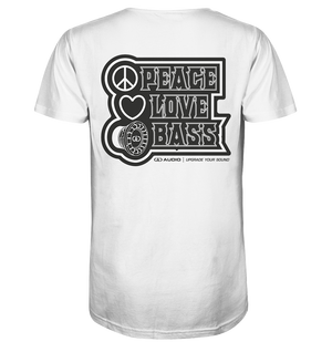 DD Audio-Peace love bass Shirt-T-Shirt-Masori.de