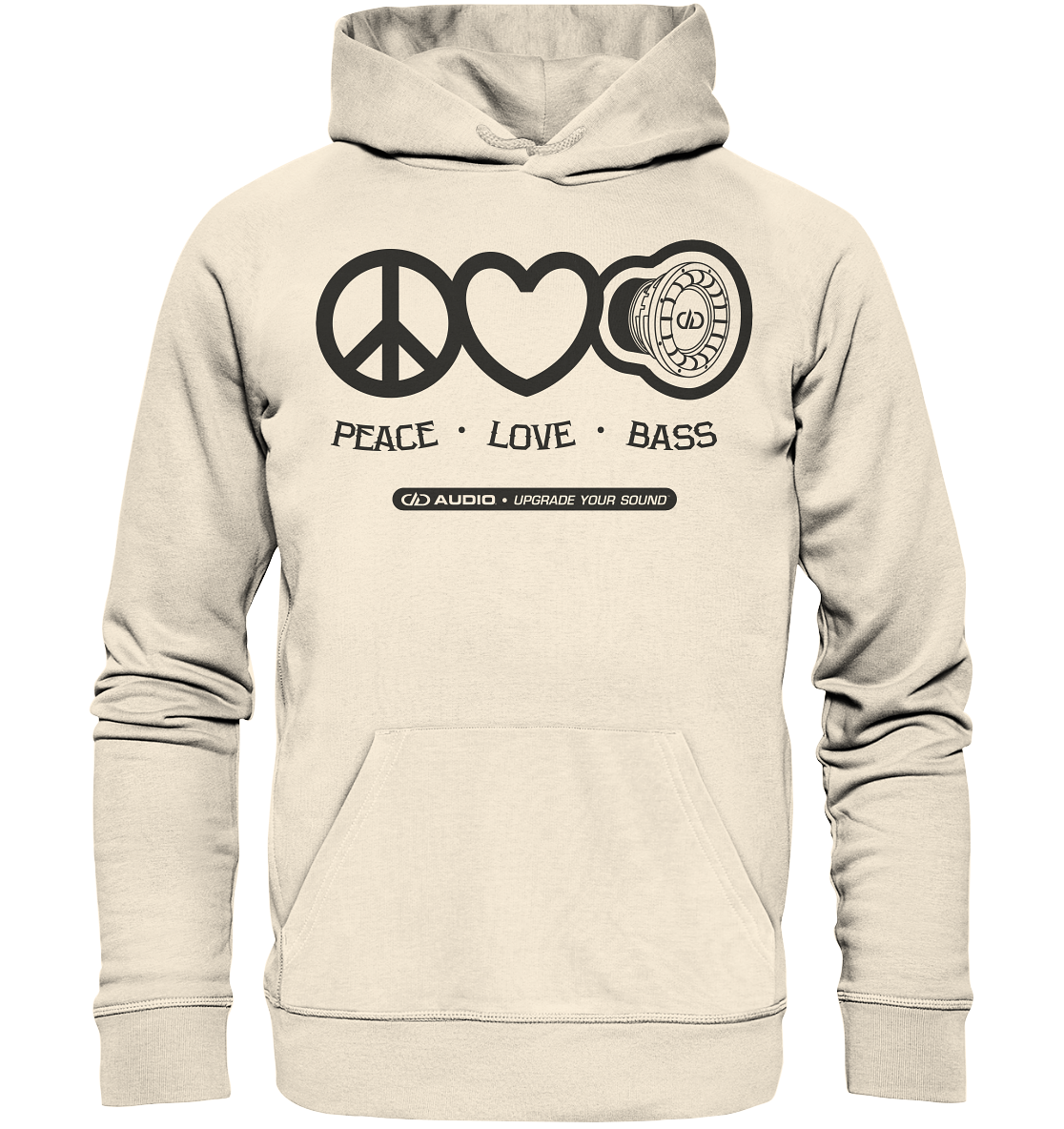 DD Audio-Peace love bass Hoodie-Hoodie-Masori.de