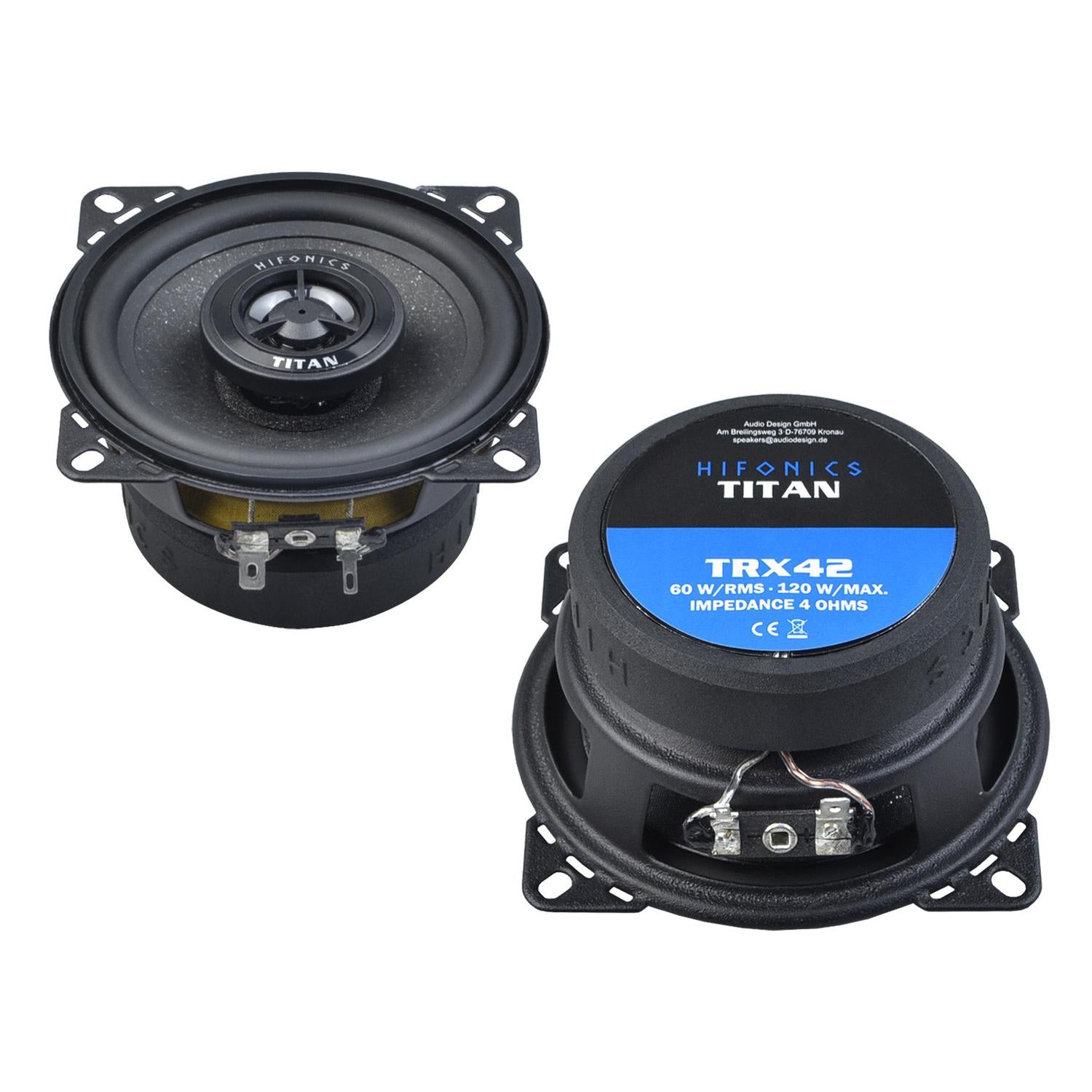 Hifonics-Titan TRX42-4" (10cm) haut-parleur coaxial-Masori.fr