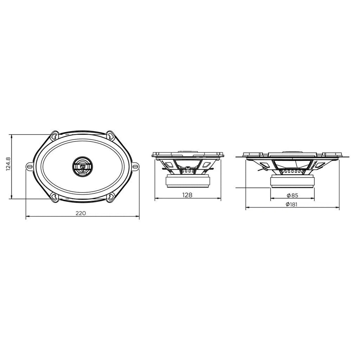 Focal-Auditor ACX570-5"x7" Koaxial-Lautsprecher-Masori.de