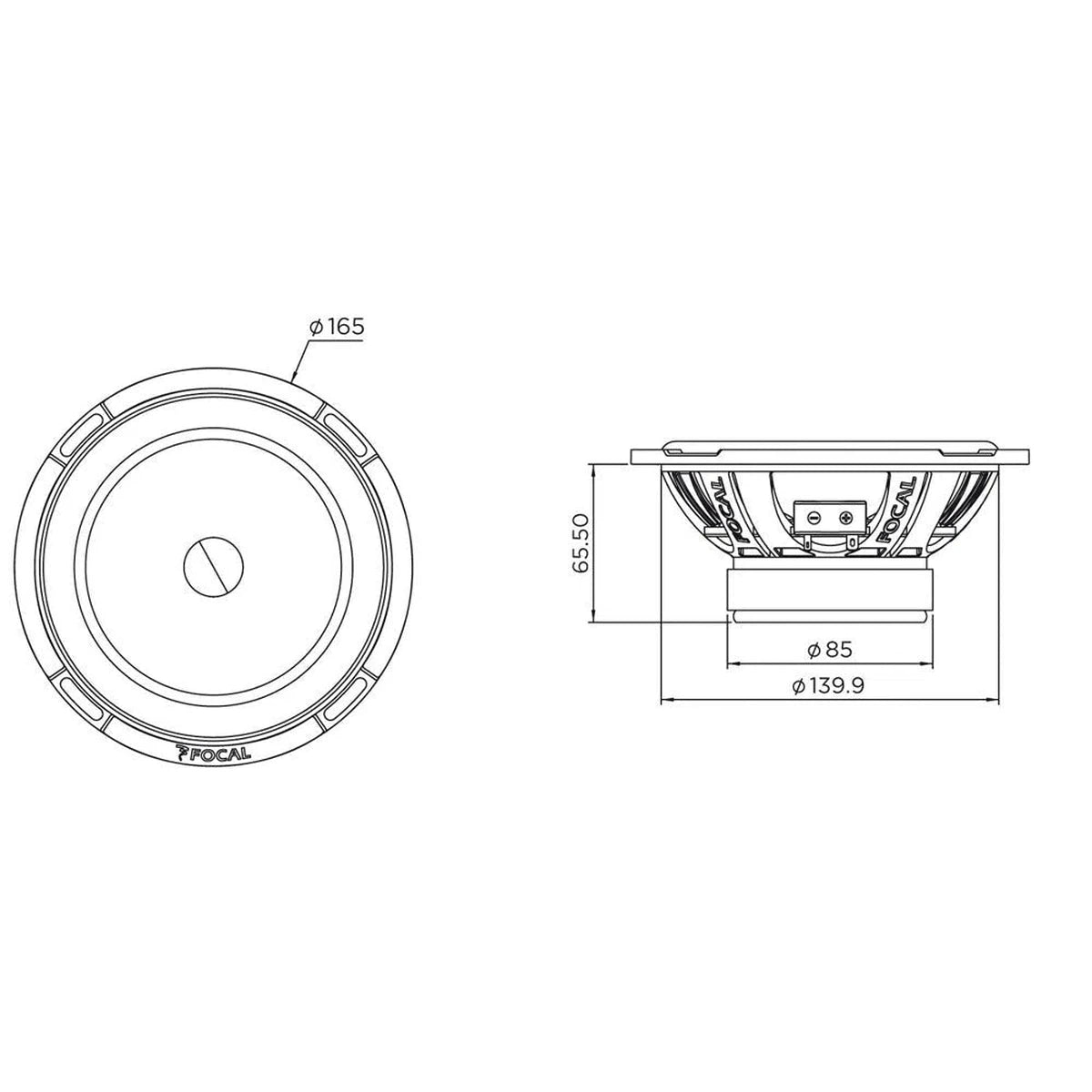 Focal-Polyglass PS165V1-LAST-6.5" (16,5cm) Lautsprecherset-Masori.de