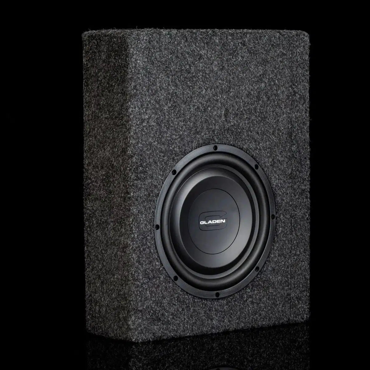 Gladen-RSX 10 Slim SB-CU-AC-10" (25cm) Aktiv-Gehäusesubwoofer-Masori.de