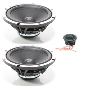 Sistema audio-HX 165 Dust-4 Active Evo 3-6.5" (16,5cm) Set di altoparlanti-Masori.de