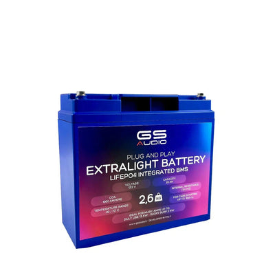 GS Audio-LifePo4 13,2V Extra light 20Ah M5 - LiFePO4-Lithium - LiFePO4-Masori.de