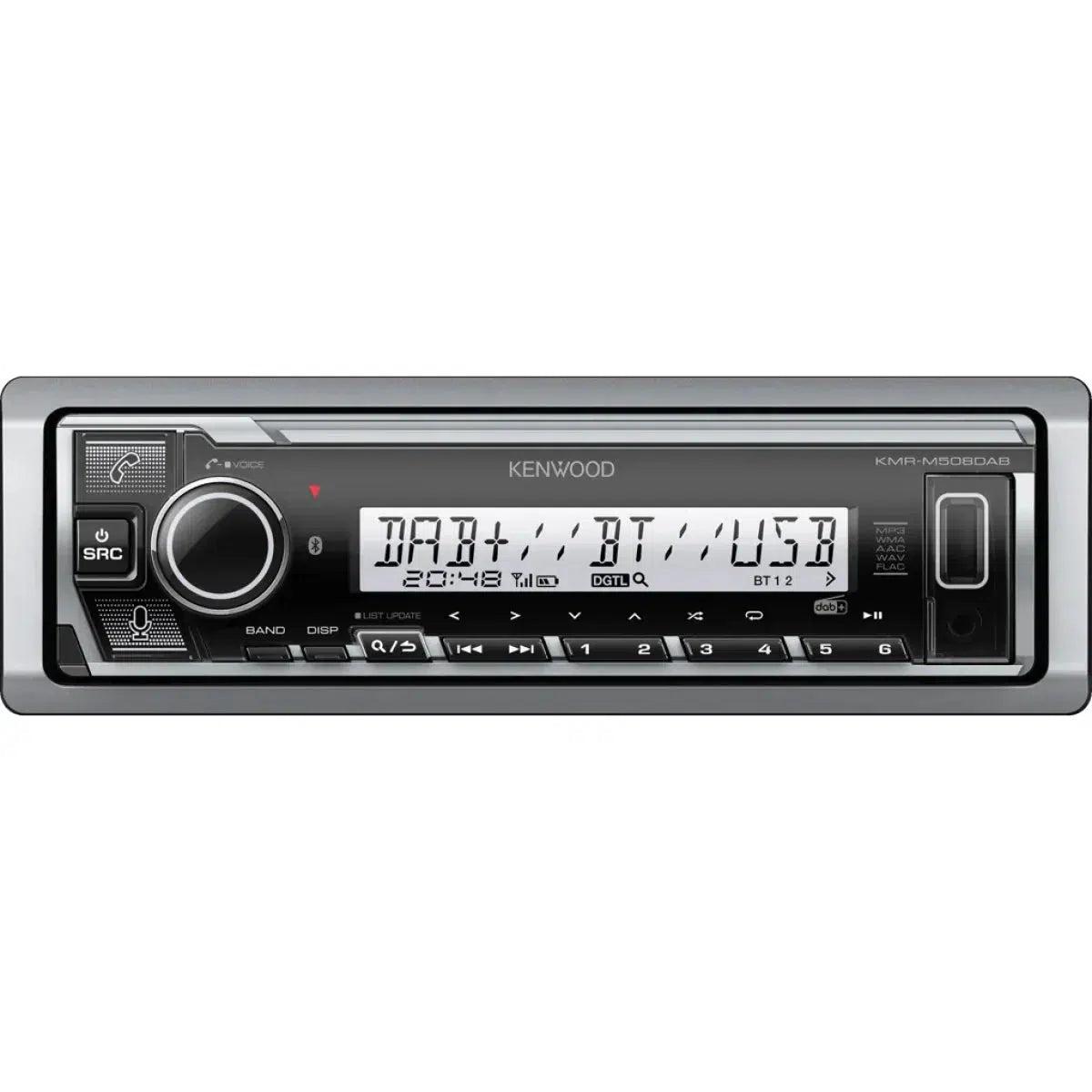 Kenwood-KMR-M508DAB-1-DIN Autoradio-Masori.de