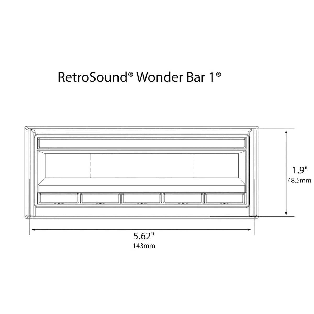 Retrosound-Face-WB1-1-DIN Autoradio-Masori.de