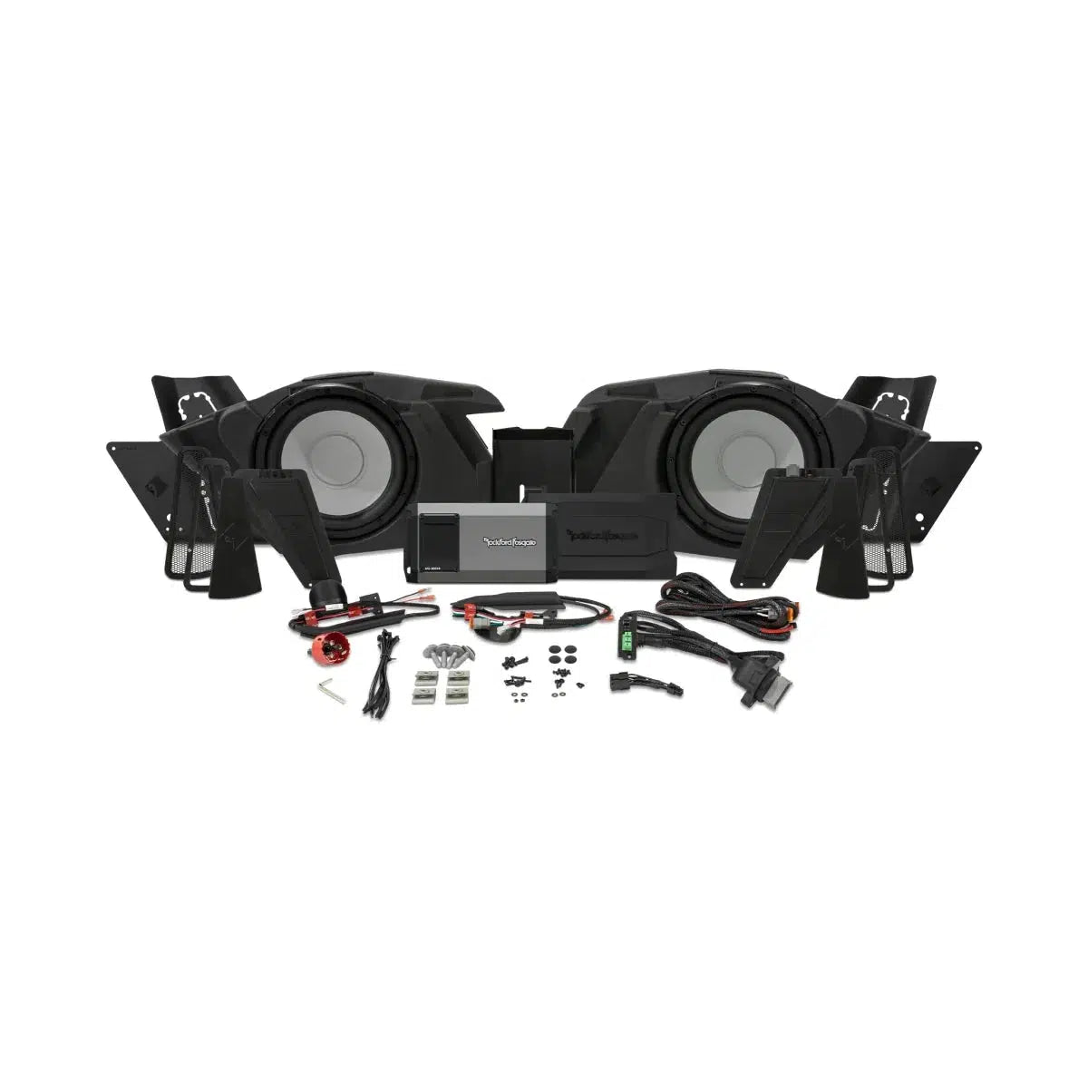 Rockford Fosgate-HD14-SBSUB-Harley-Davidson Motorrad-Subwooferset-Masori.de