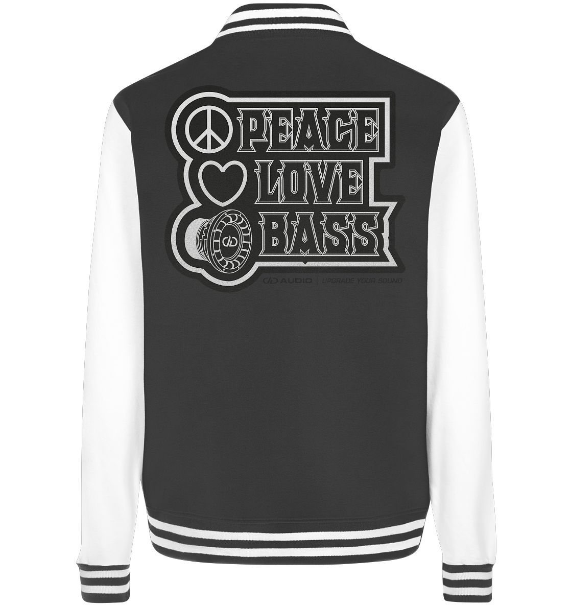 DD Audio-Peace love bass College Jacket-Jacken/ Zipper-Masori.de