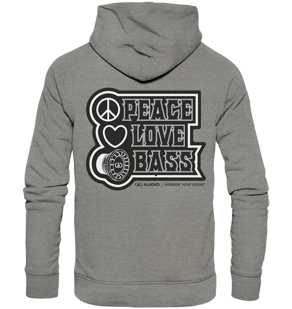 DD Audio-Peace love bass Hoodie-Hoodie-Masori.de