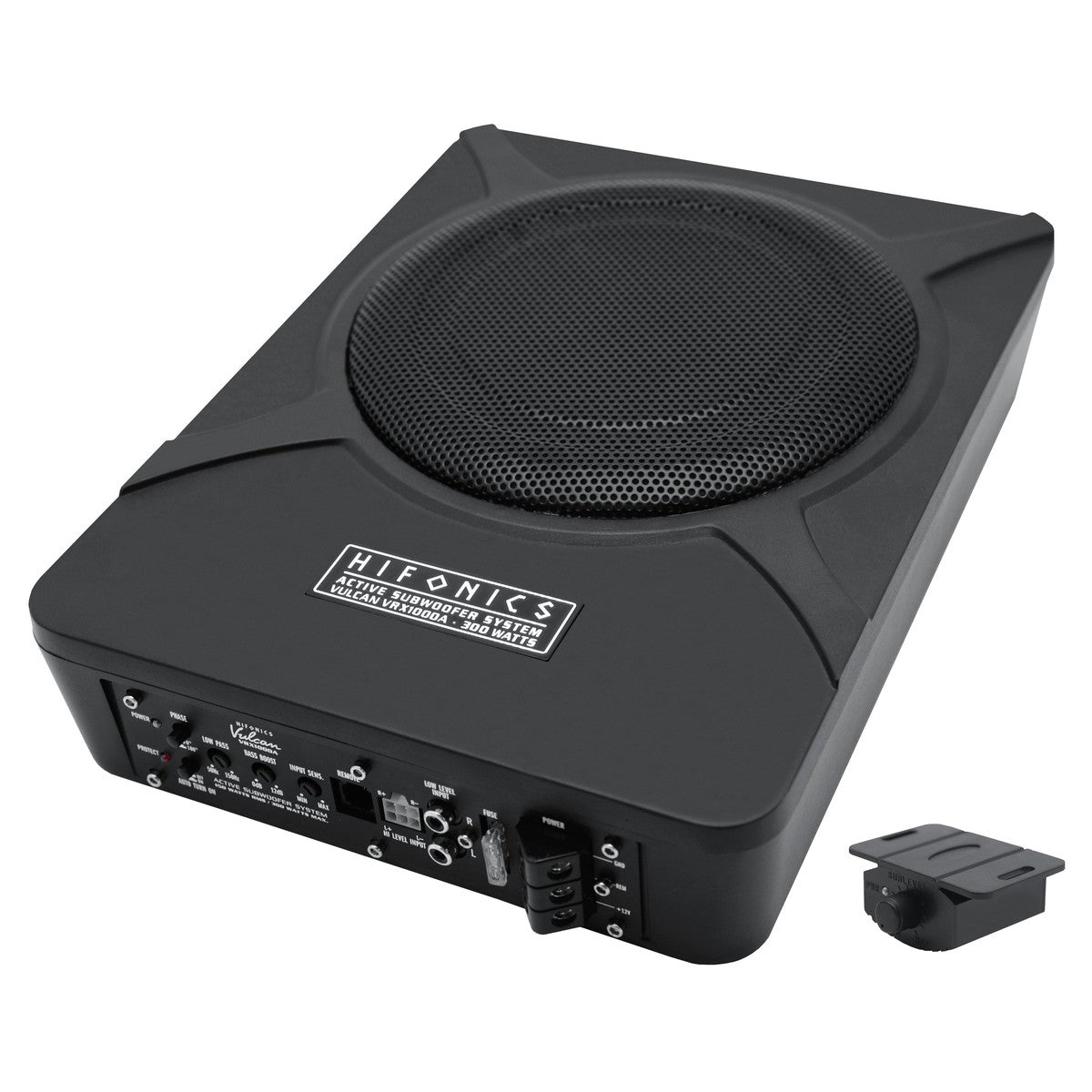 Hifonics-Vulcan VRX1000A-10" (25cm) Aktiv-Gehäusesubwoofer-Masori.de